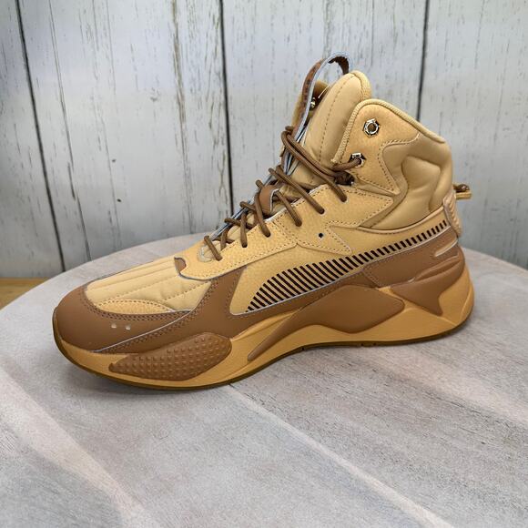 PUMA RS-X Mid And Chill 385528-01 Mens Sneaker Boots Wheat Brown Size 11 New - Picture 5 of 13